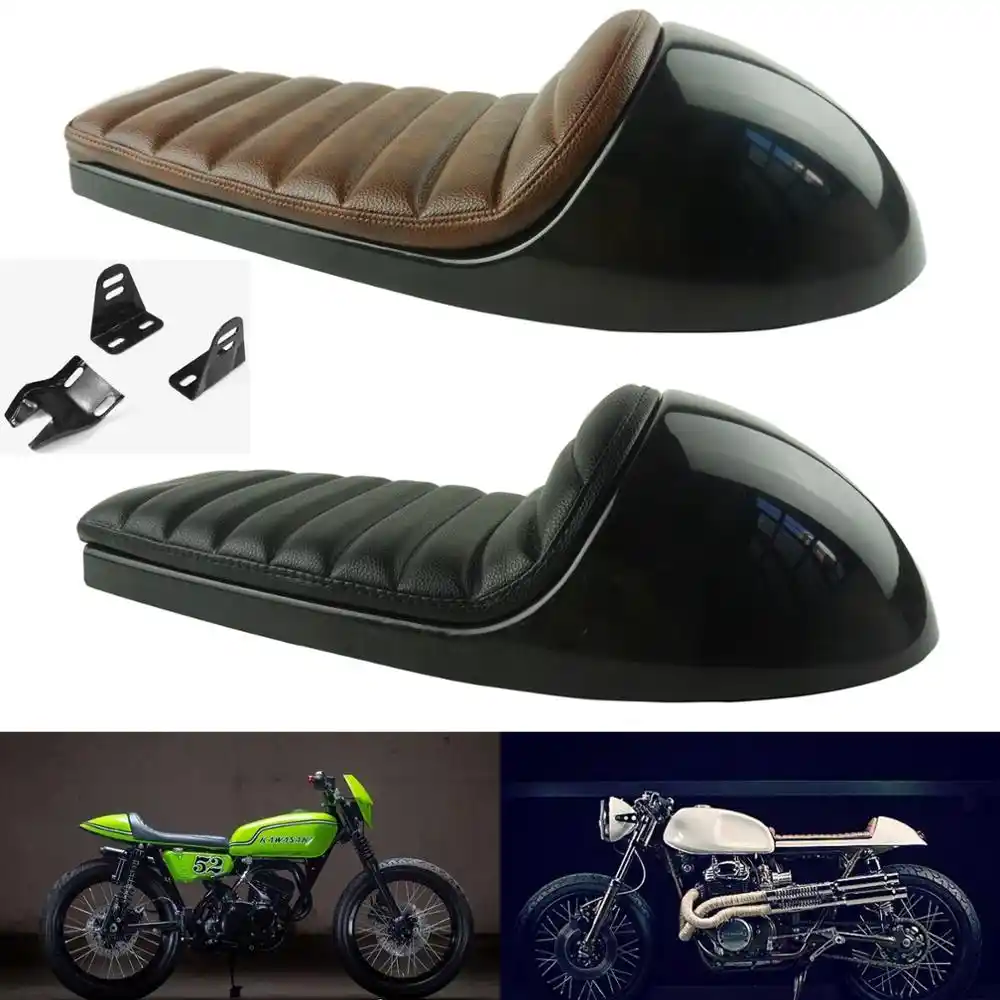 Cafe Racer Seat Retro Seat Pan Base Vintage Cushion Scrambler Vintage Saddle Motorcycle Seat For Bonneville Honda Bmw Triumph Aliexpress