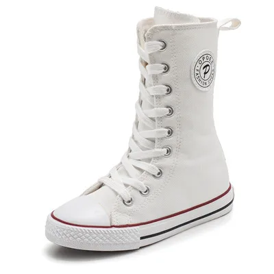 Дети Schoenen Meisjes Kinderen Hoge парусиновые кроссовки Schoenen Jongen, тренеры, обувь на каждый день, Schoenen Lente Herfst - Цвет: Белый