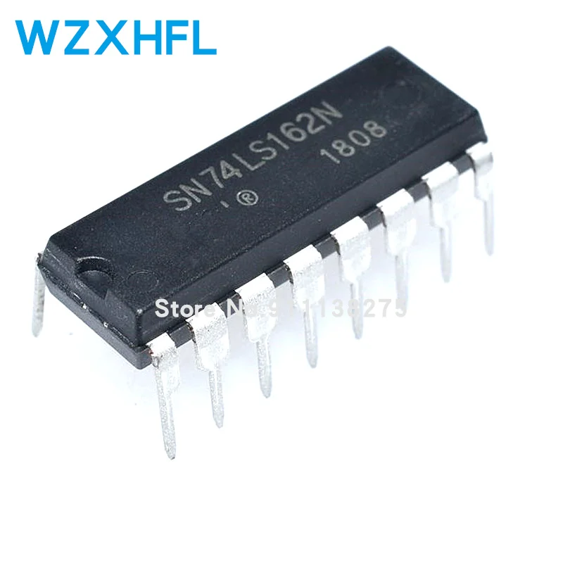 10PCS/LOT NEW SN74LS162N 74LS162 DIP-16 Synchronous 4-digit counter In Stock | Электронные компоненты и
