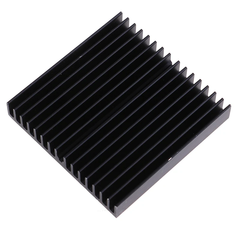 1 шт. 60*60*10 мм черный алюминиевый радиатор материнской платы чип радиатор