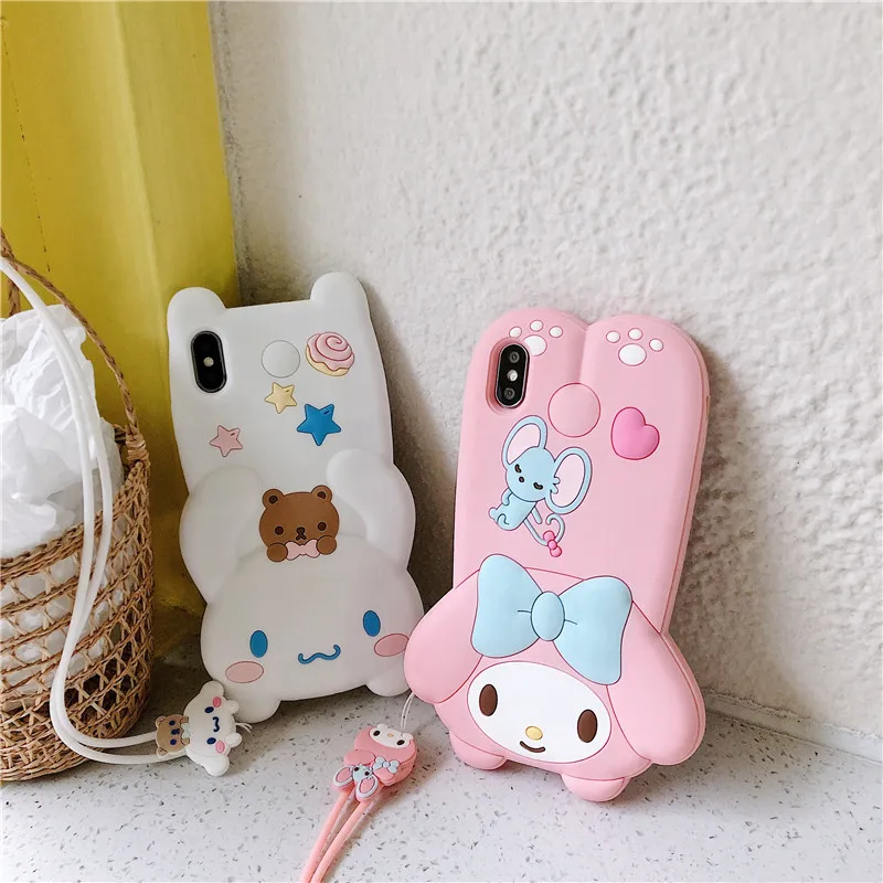 Для iphone 11 Pro Max Sanrio Мультфильм Мелодия друг Мягкий силиконовый чехол для телефона для iphone 6 6s 7plus 8plus X XR XS MAX чехол