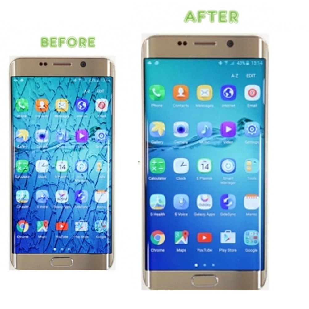 16 в 1 Сменные Инструменты для ремонта стеклянного экрана для samsung Galaxy S6 Edge G925