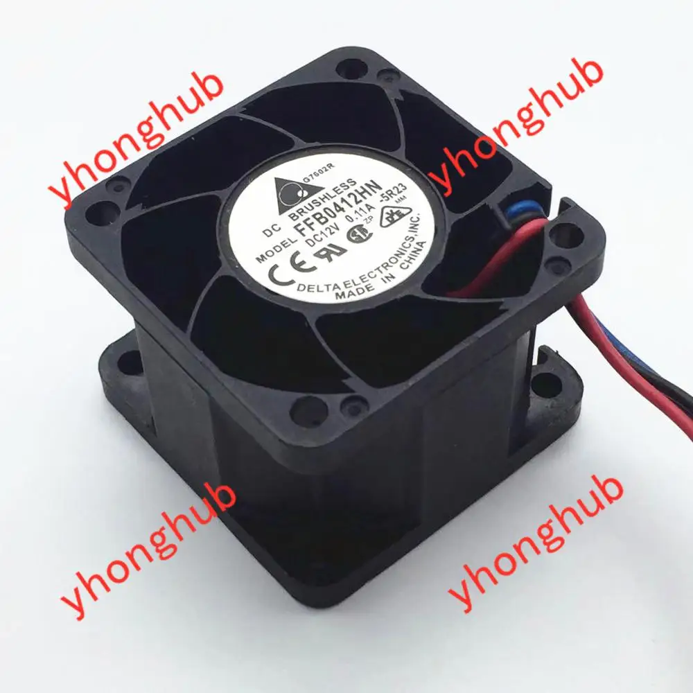 Вентилятор охлаждения сервера Detla Electronics FFB0412HN 5R23 12 В постоянного тока 0 11 А 40x40x28 мм