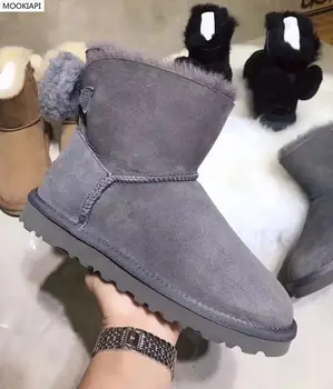 

The latest Australian women's shoes in 2019, real sheepskin, 100% natural wool, free delivery, fashionable snow boots, 3 color