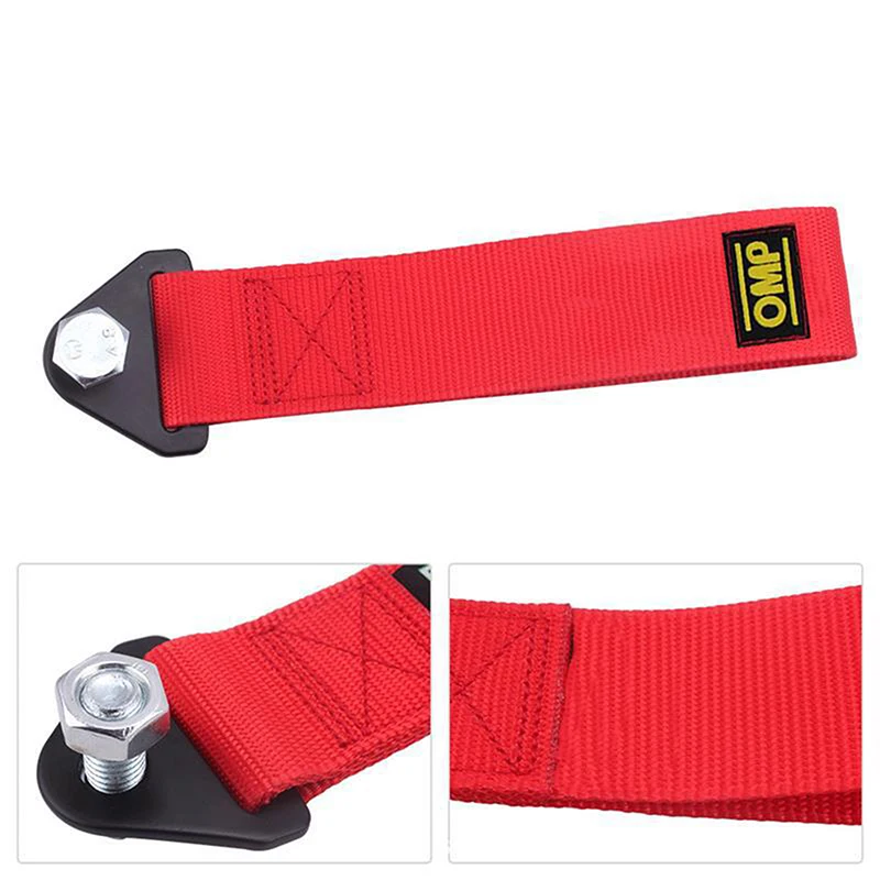 Auto Tow Strap Abschlepp Seil Gürtel Heavy Duty Red Schlepptau