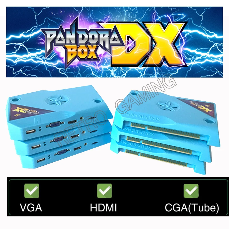 Ящик Пандоры DX CRT/CGA VGA HDMI Аркада материнская плата Jamma версия печатной платы 3000 в 1