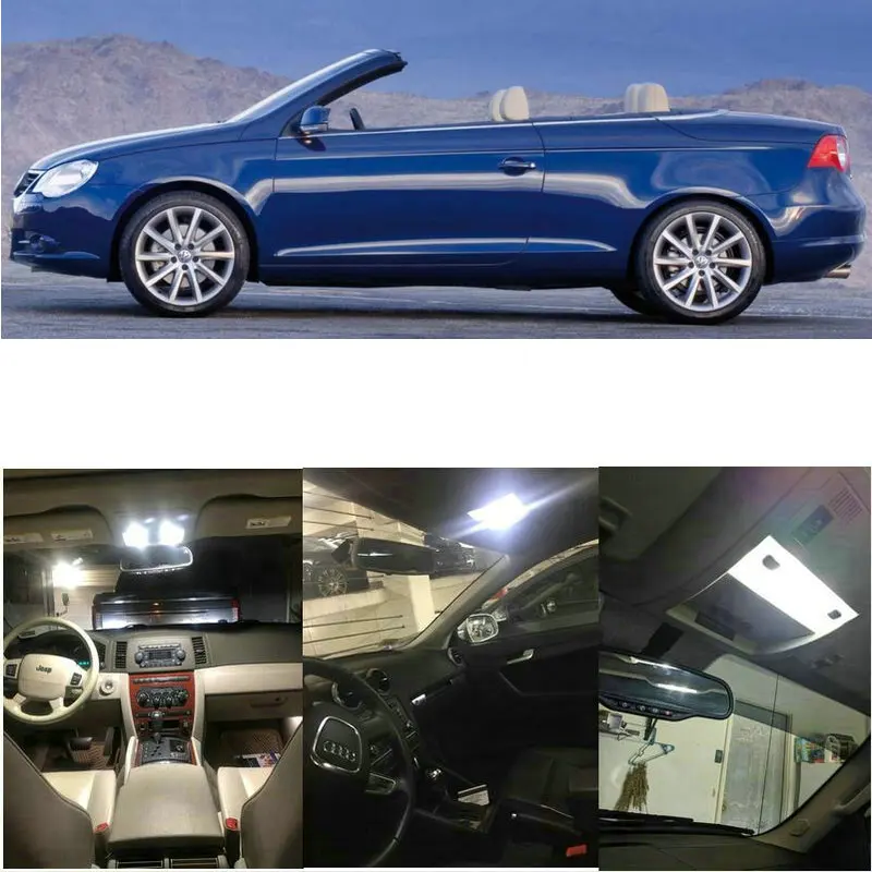 Luci Interne A Led Per Auto Per Vw Eos 1 F7 1 F8 Cabrio Fox 5 Z1 5 Z3 Hatchback Accessori Per Auto Lampadina Senza Errori