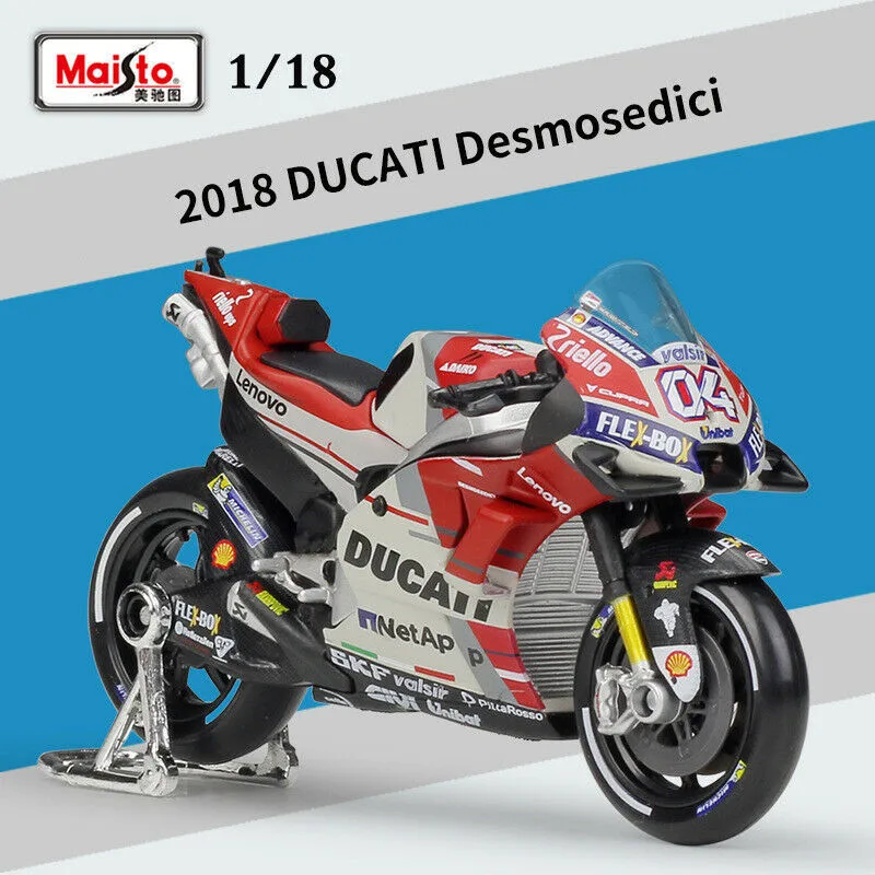 

1:18 Scale 2018 MotoGP DUCATI Desmosedici GP18 #04 Metal Motorcycle Diecast Bike Car Model Toy Collection Xmas Gift