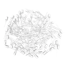 100 шт 5 мм круглый УФ, светодиодный, фиолетовый диод супер яркий прозрачный СВЕТОДИОДНЫЙ светильник фиолетового цвета