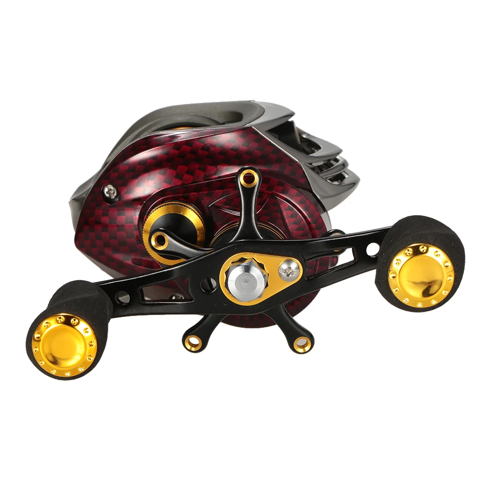 

17+1 Ball Bearings Left / Right Hand Bait Casting Fishing Reel Gear Ratio 6.3:1 Baitcasting Reel Fishing Tackle Tool