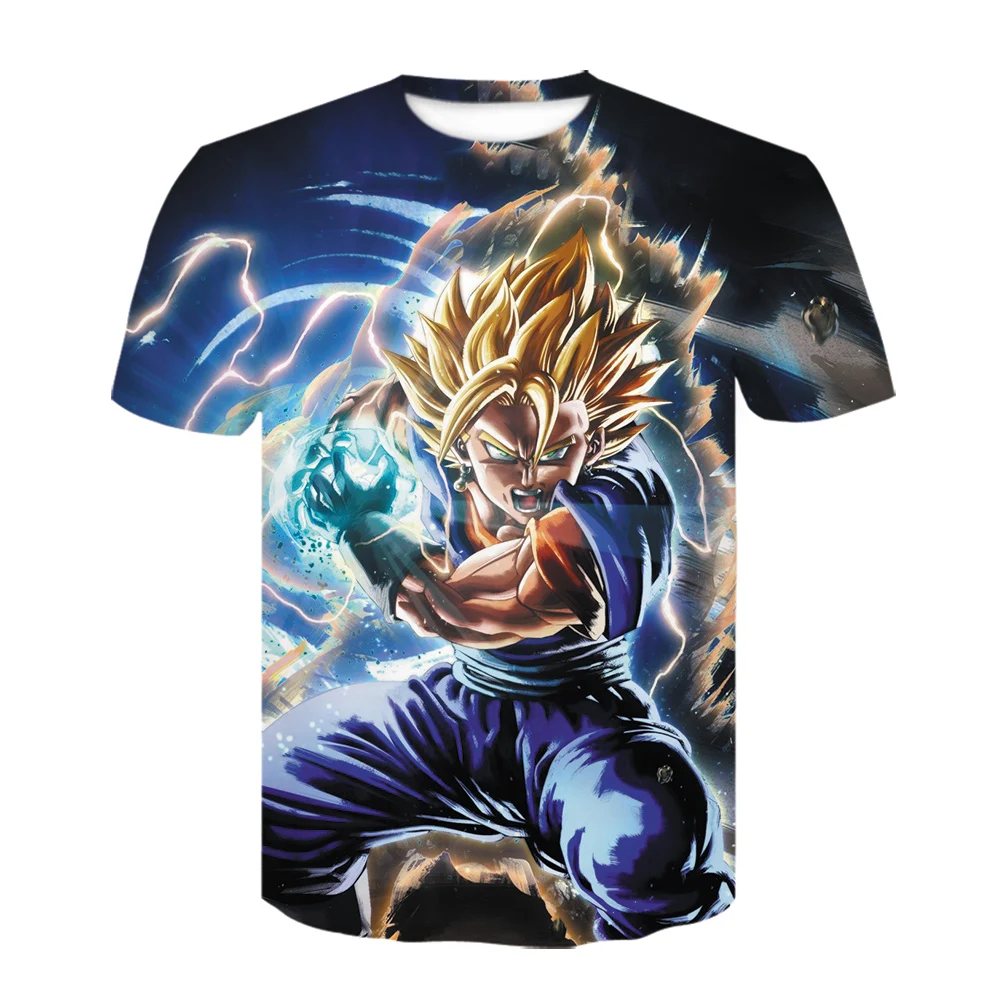 DEWIN Du Dragon Ball футболка с круглым вырезом и 3D принтом, уличная одежда, мужская футболка с коротким рукавом, Аниме футболки, косплей топы размера плюс - Цвет: D-933