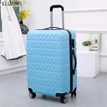 KLQDZMS путешествия Толли чемодан Спиннер ABS прокатки чемодан для мужчин и женщин чемодан 2" 24 дюймов