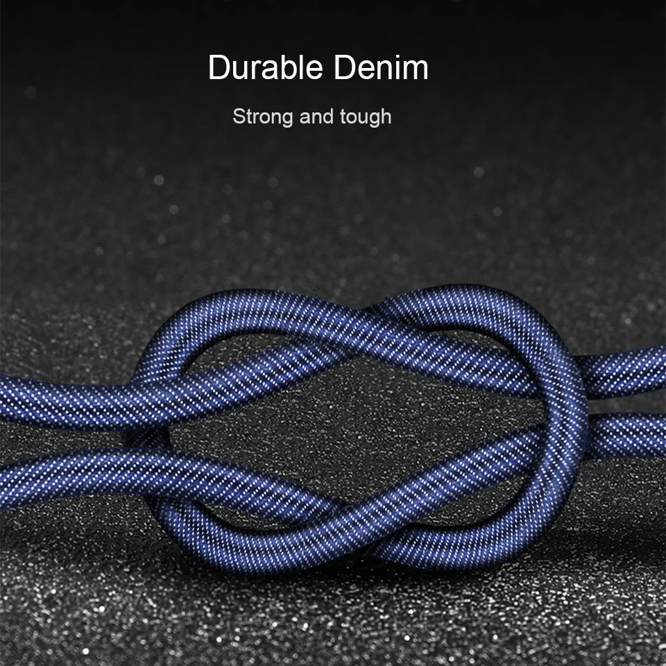 Светодиодный светильник USB кабель type C 5A Быстрая зарядка для huawei xiaomi samsung прочный Quick Charge QC 3,0 зарядный кабель джинсовый коврик