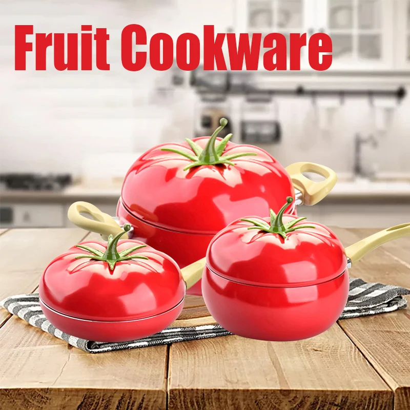 

Fruit Cookware Saute pan Fry Pan Cooking Pot Sauce Pot Saucepan Pan Induction Cooker Pot Gas Stove Pan Aluminium skillet