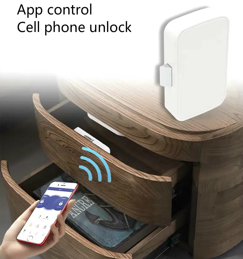 Интеллектуальный электронный замок с Bluetooth управлением через приложение для