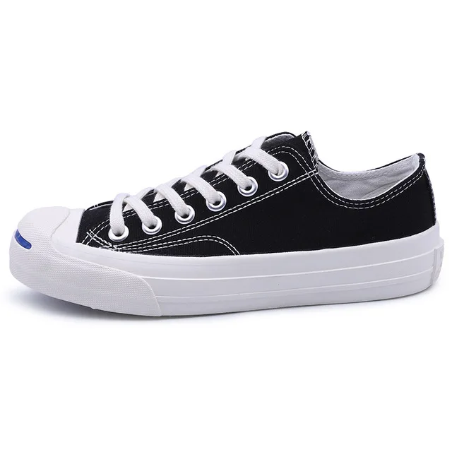 skateboard shoes for women Retro opening laugh canvas shoes men new student Korean version of the wild board women