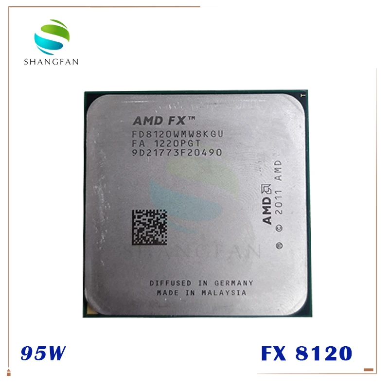AMD FX серия 8120 3 1 ГГц Восьмиядерный процессор 95 Вт FX8120 FD8120WMW8KGU разъем AM3 +|socket am3|amd