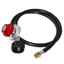 Alta Presión propano 0-30 PSI regulador ajustable con manguera encaja QCC1/Type1 tanques de gas propano.