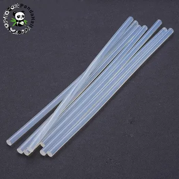 

Clear Plastic Sticks Use for Glue Gun Jewelry Tools & Equipments 190x7mm 250x7mm about 99-130pcs/1000g