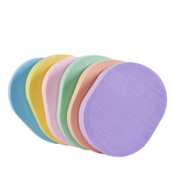 

Fibre Sponge Cosmetic Puff Facial Cleansing Massage Tool Wash Flutter Make Up Tool Cleansing Face Puff Natural 6Pcs/Set 1