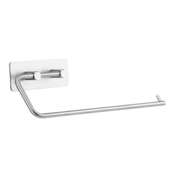 

304 Stainless Steel Kitchen Hanger Plastic Packaging Rack Toilet Paper Holder Hotel Toilet Paper Holder Hook