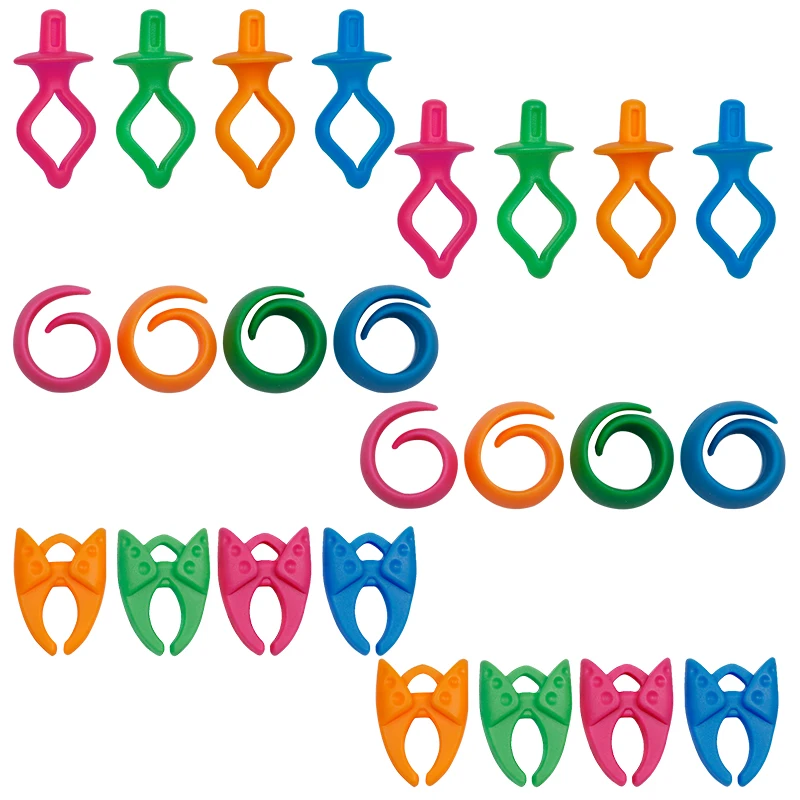 

RORGETO Sewing Thread Shaft Fixing with Silicone Shuttle Ring Silicone Shuttle Clip Pacifier Silicone Shuttle Clip 8 PCS Each