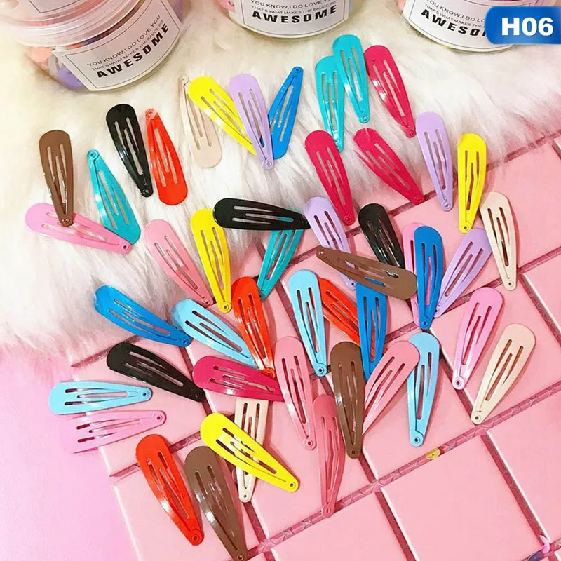 Candy Color Girls Hairpin Side Avocado Snap Clips Kids Hair Accessories