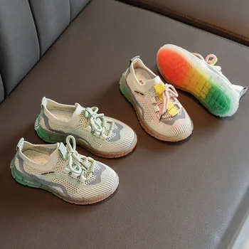 

Kids Shoes Anti-slip Soft Rubber Bottom Baby Sneaker Casual Flat Sneakers Shoes Children size Kid Girls Boys Sports Shoes