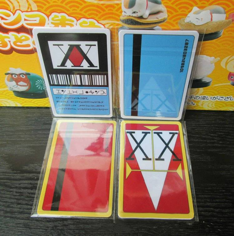 Hunter X Hunter-tarjeta de licencia de Anime japonés, Hisoka Gon, Freecss, Kurapika, Killua, Kulolo, HUNTER, de papel, PVC