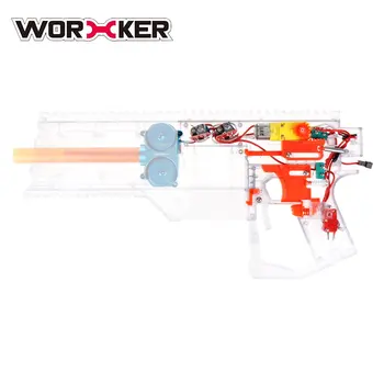 

Children Toys Soft Bullet Toy Gun Launcher 40 Round Toy Gun Clip Six Flywheel Automatic Toy Gun Set