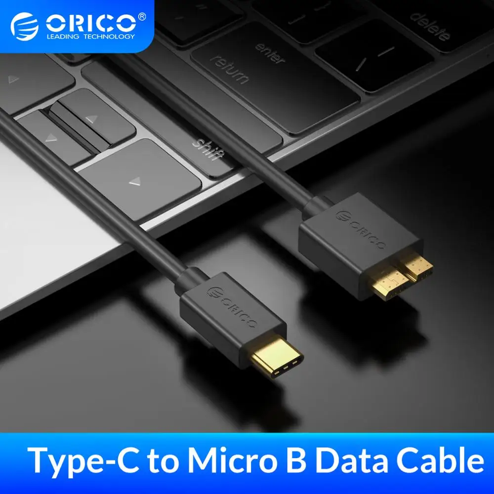 ORICO Type c к Micro B кабель для передачи данных USB 3,0 5 Гбит/с высокоскоростное Расширение синхронизации Шнур для корпуса жесткого диска USB C жесткого диска 0,5 м 1 м 1,5 м|Компьютерные кабели и разъемы| | АлиЭкспресс