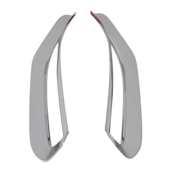 

2 Pcs Rear Reflector Fog Light Lamp Cover Trim Bezel for Toyota Twelfth Generation Sedan Corolla