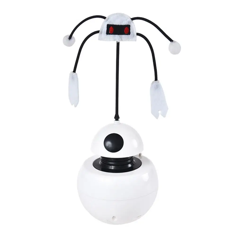 

Funny Pet Cat Toy 3 In 1 Multifunctional Robot Tumbler 360 Degree Automatic Rotating Cat Toy