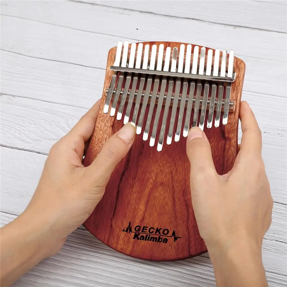 17 Keys Kalimba African Camphor Wood Thumb Piano Finger Percussion Professional Music Instruments Kids Toys Gift | Спорт и