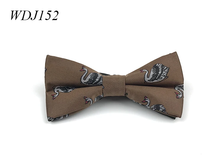 Party Wedding Bow Tie for Men Luxury Polyester Woven Mans Bowtie