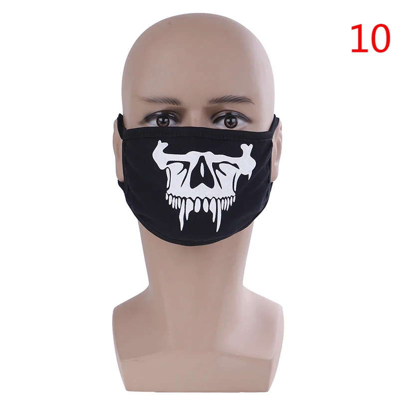 1 шт., милая мультяшная маска для лица и рта, маска для смайликов Kpop, маски для женщин и мужчин, черный, белый цвет, противопылевая хлопковая маска для рта