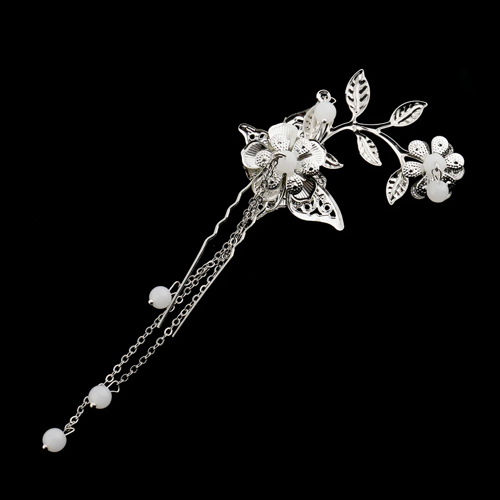 Pack of 2 Vintage Chinese Style Play Fancy Hair Lady Hair Clip U Pin Hanfu Dress