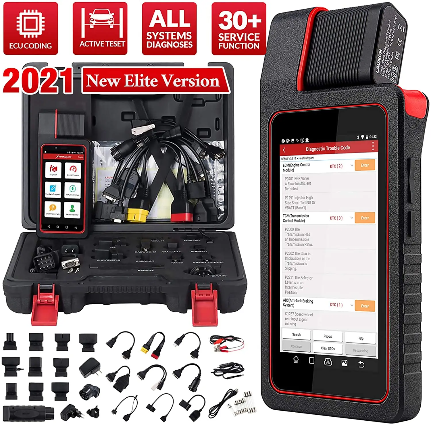 LAUNCH-herramienta de diagnóstico automático para coche, escáner profesional Diagun V, sistema completo, más de 10000 tipos de modos de coche, reinicio de LAUNCH DIAGUN, 30