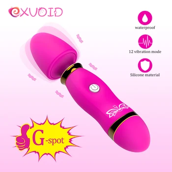 EXVOID Orgasm AV Stick Vibrators Clitoris Stimulate G-spot Massager Magic Wand Dildo Vibrator Sex Toys for Women Adult Products 1