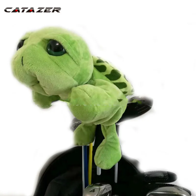 

Green Plush Golf Driver Headcover Outdoor Sport NO1 Wood Animal Golf Cover For Man Women Free Shipping Catazer