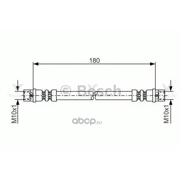 1987476018 BOSCH ТОРМОЗНОЙ ШЛАНГ