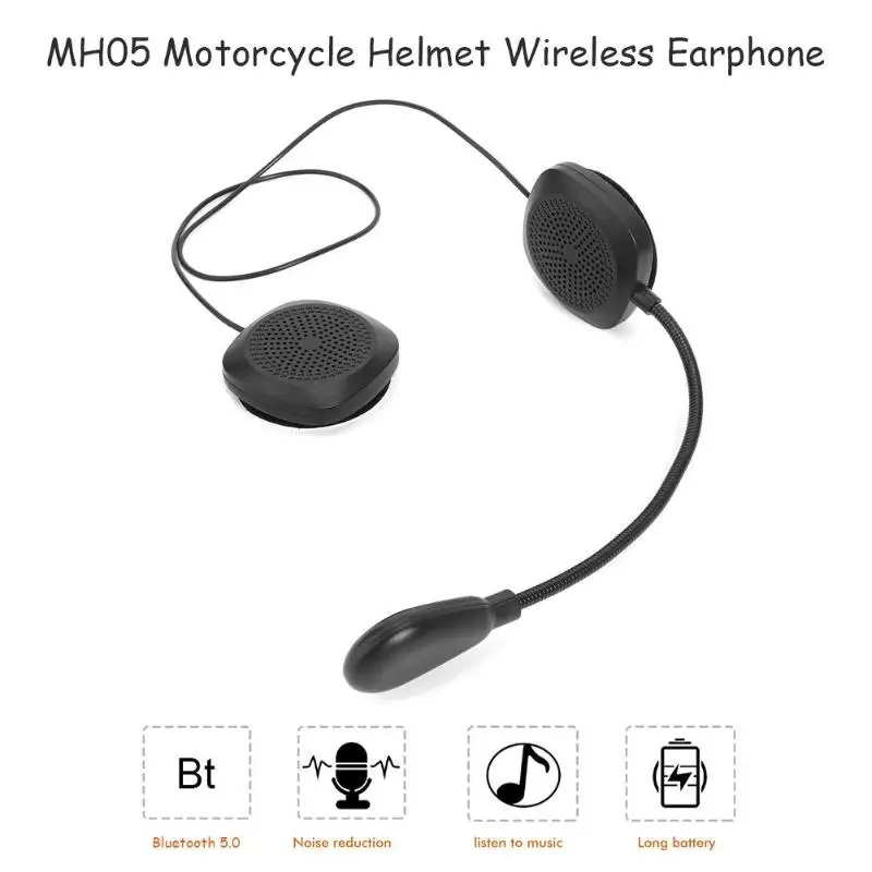 MH05 Bluetooth 5,0 мотоциклетный шлем беспроводной звонящий автоматический ответ DSP низкоэнергетическая стерео гарнитура с микрофоном