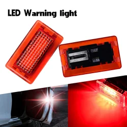 Lumières LED d'avertissement de porte de voiture, lumières de rappel automatique, lampe d'intérieur, éclairage de coffre rouge universel pour Tesla modèle S modèle X 