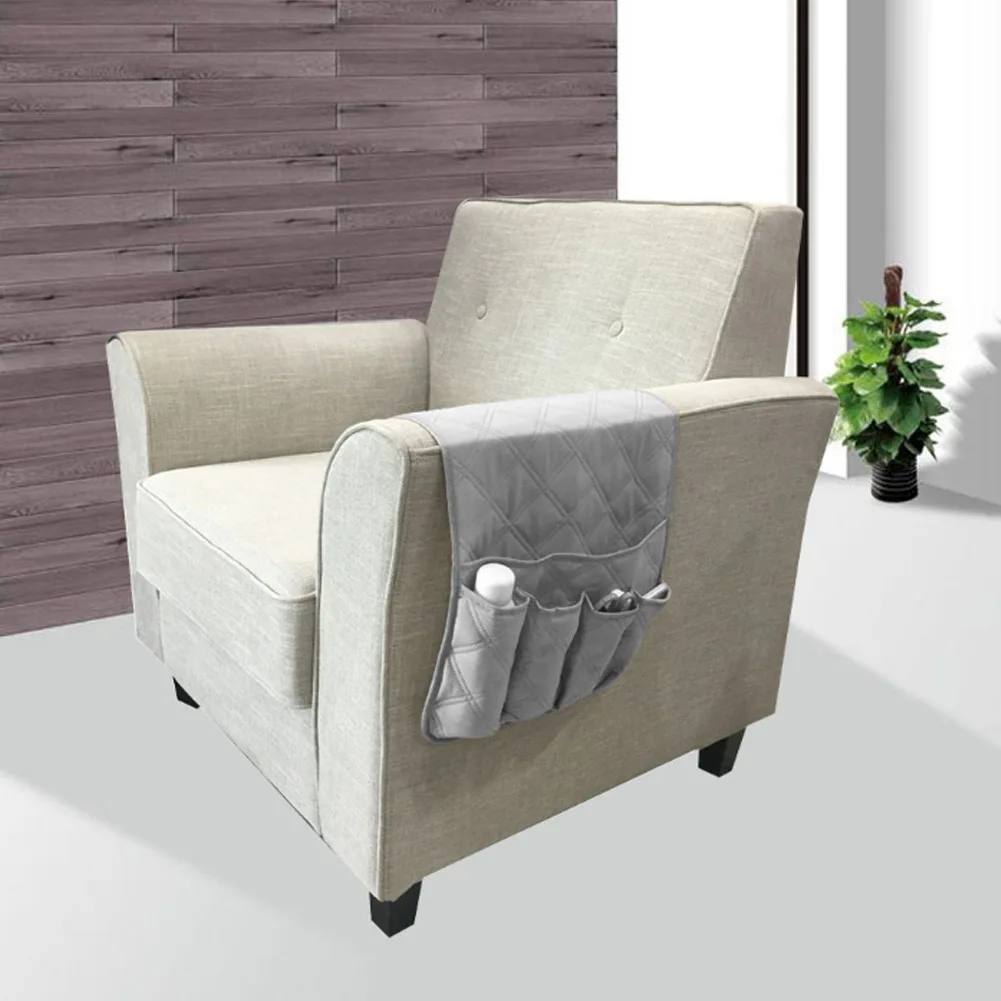  Bedside Bed Organizer Hanging Storage Bag with Multiple Pockets Magazine Books Holder for Home Sofa