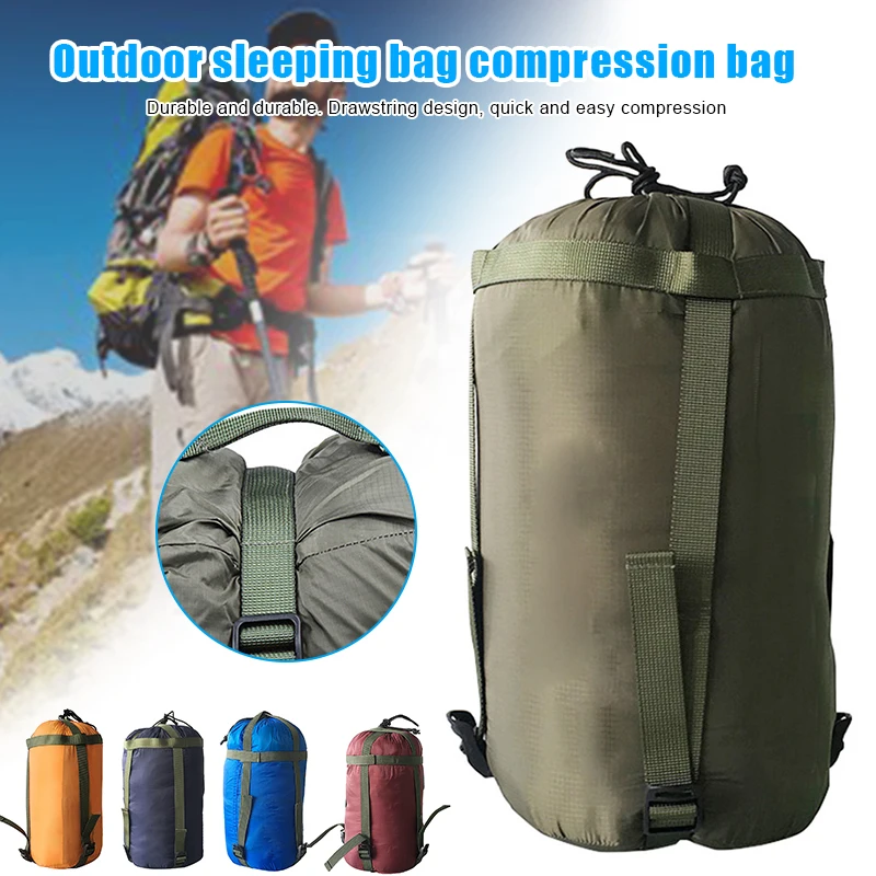 

Outdoor Camping Sleeping Bag Waterproof Compression Pack Leisure Hammock Case Storage Pack Multifunctional Lightweight Travel Ba