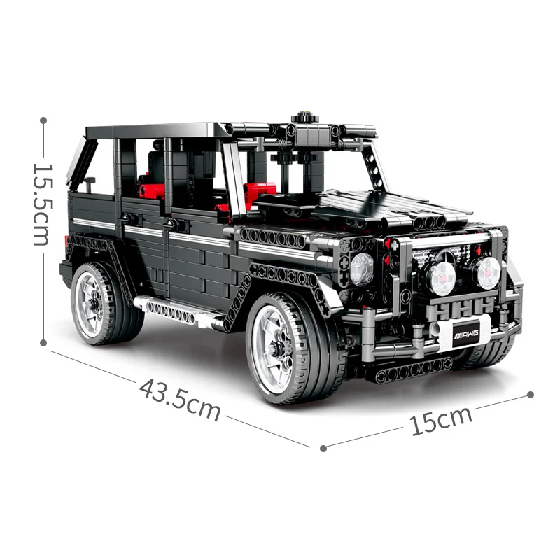 Sembo 701960 Совместимость Legoing Technic серии G500 Mercedesal benzg большой G Модель Строительные