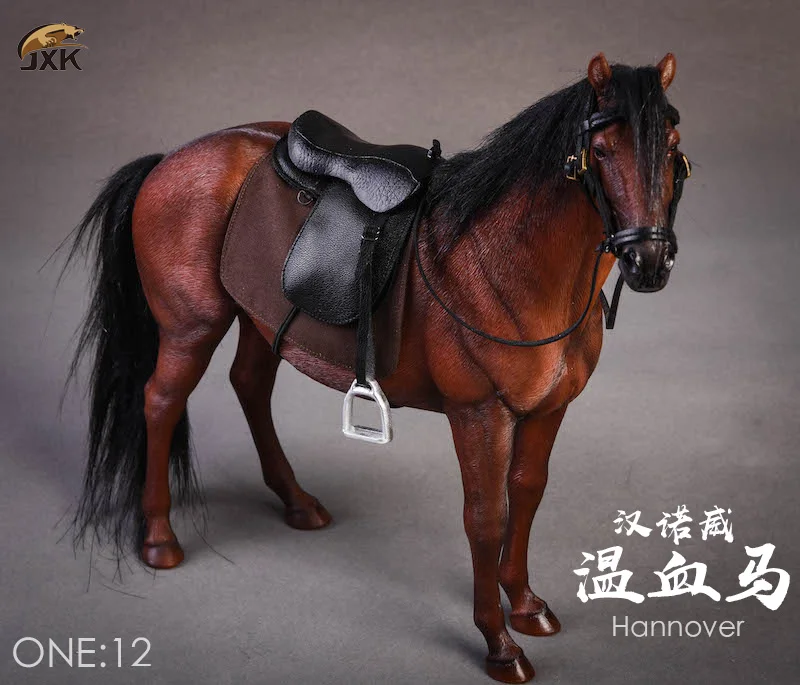 1/12 Коллекционная JXK013 Hannover Horse Warmblood аниме статуя Пальма фигурка игрушки с жгутом модель для 6 дюймов фигурка