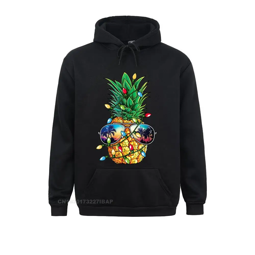 

Pineapple Christmas Tree Lights Xmas Men Sunglasses FashionableBirthday Hoodies Camisas Wholesale Hoods Men's Sweatshirts