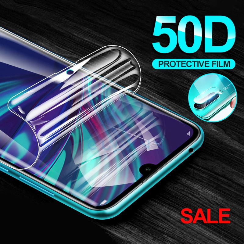 

50D Soft Hydrogel Film For Huawei Mate 30 20 P30 Lite HD Back Camera Lens Glass Film For Nova 6 5T 5i 5 P Smart Z Plus 2019