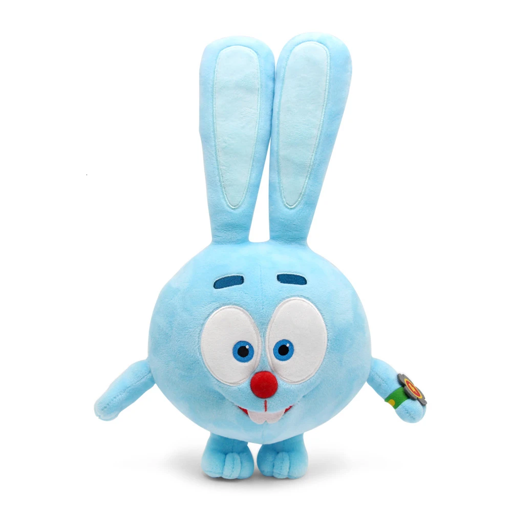 20 см мультфильм Babyriki плюшевые игрушки Krosh Losyash Pin Nyusha голубой кролик супер мягкая кукла